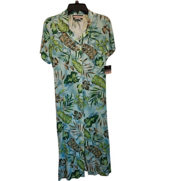 NWT Notations Petite Dress Sz L Button down Front - Picture 3 of 10